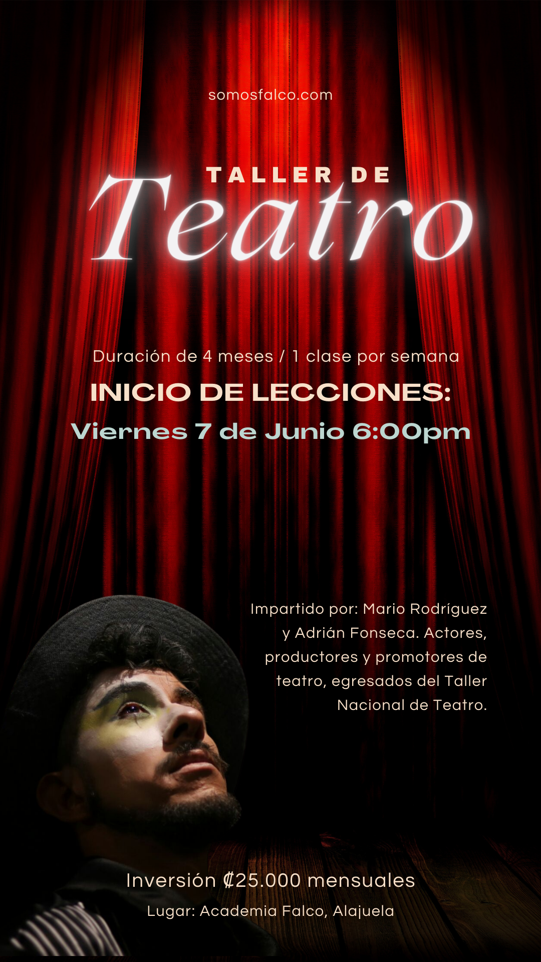 Taller de teatro en Alajuela